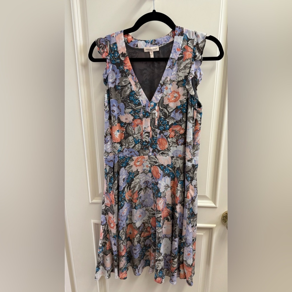 Rebecca Taylor dress silk floral dress size 4